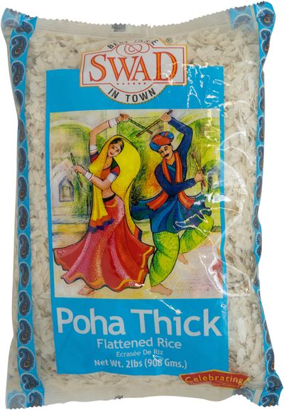 Swad Poha Thick Flattened Rice 2 lbs (908 gms)