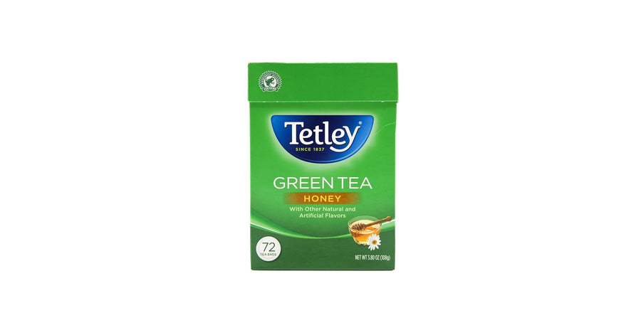 Tetley Green Tea, Honey 72 tea bags [3.80 oz (108 g)]