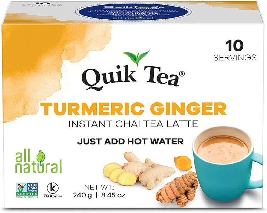Quik Tea Turmeric Ginger 8.5 Oz