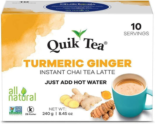 Quik Tea Turmeric Ginger 8.5 Oz