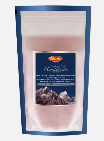 Shan Salt, Virgin Pink, Himalayan 400 g (14.1 oz)