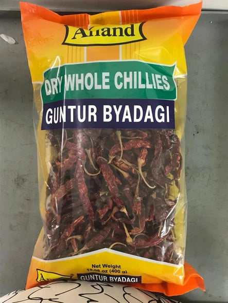 Anand Byadgi Byadagi Dried Dry Red Chilies Whole 200gm