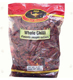 Deep Dried Dry Red Chilies Whole 14oz