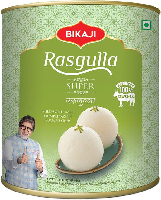 Bikaji Rasogolla Rasgulla 1KG (Canned)