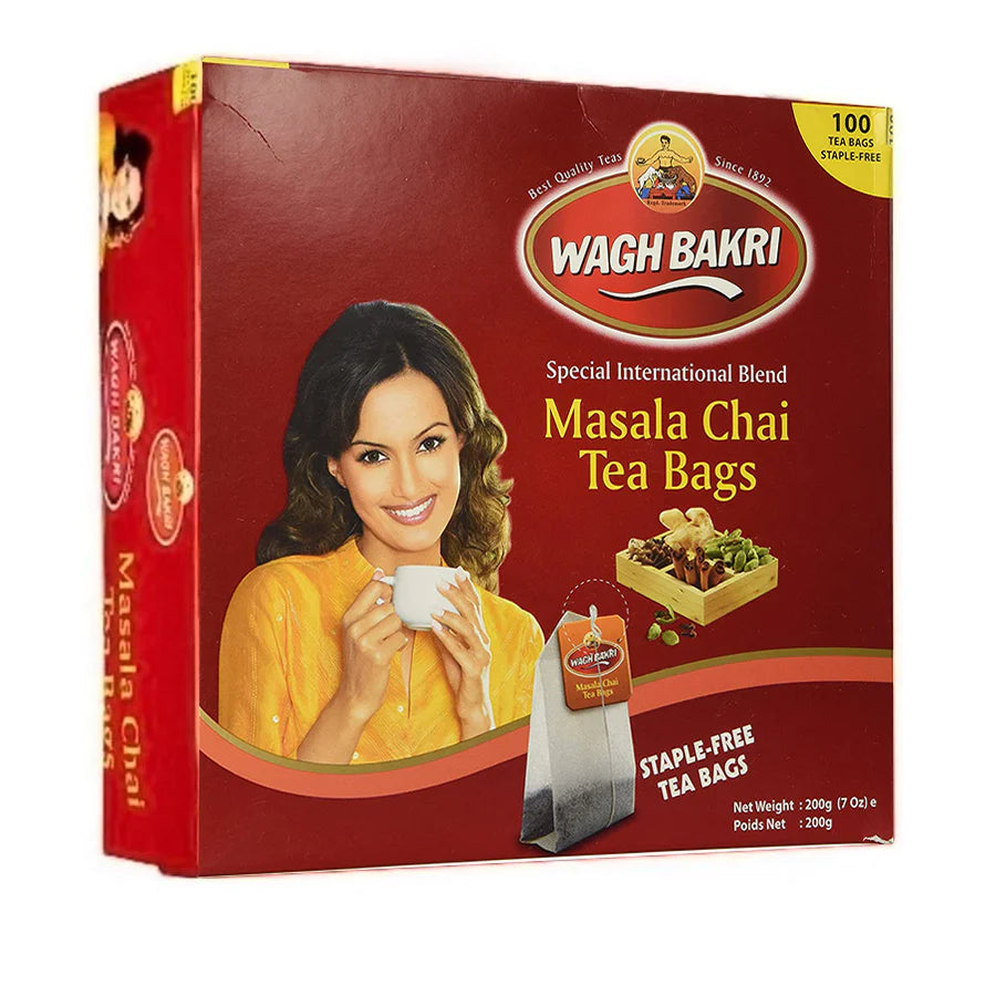 Wagh Bakri Masala Chai (100 Tea Bags) 200gm