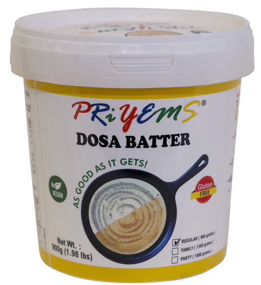 Priyems Organic Idli-Dosa Batter Regular Size 900gm