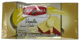 Britannia Vanilla Cake Sliced 250gm