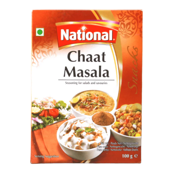 National Chat Masala Spice Mix (1+1 Bag) 100gm