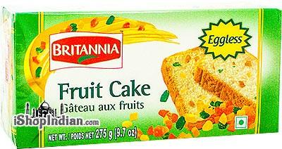 Britannia Eggless Fruit Cake Sliced 275gm