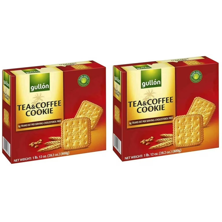 Gullon Tea & Coffee Cookies Creme 800 gms