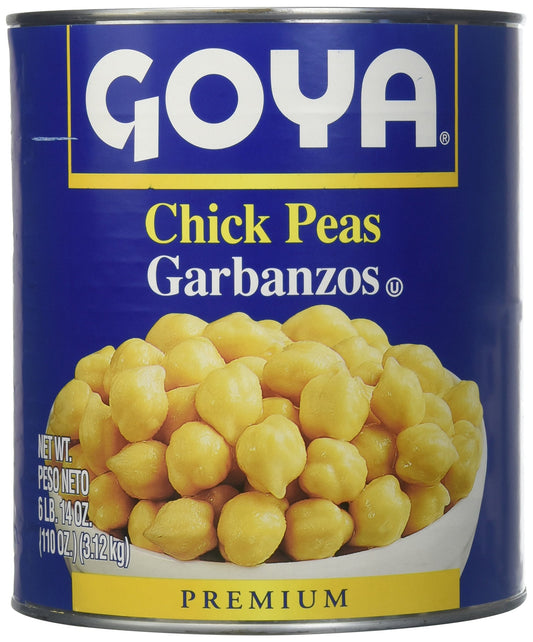 Goya Chick Peas Garbanzo Canned 110oz