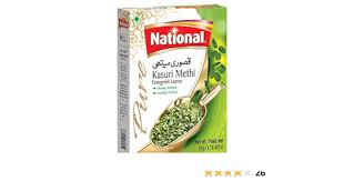 National Kasuri Kasoori Methi (Dried Fenugreek Leaves) 100gm