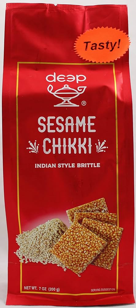 Deep Sesame Chikki Brittle 7oz