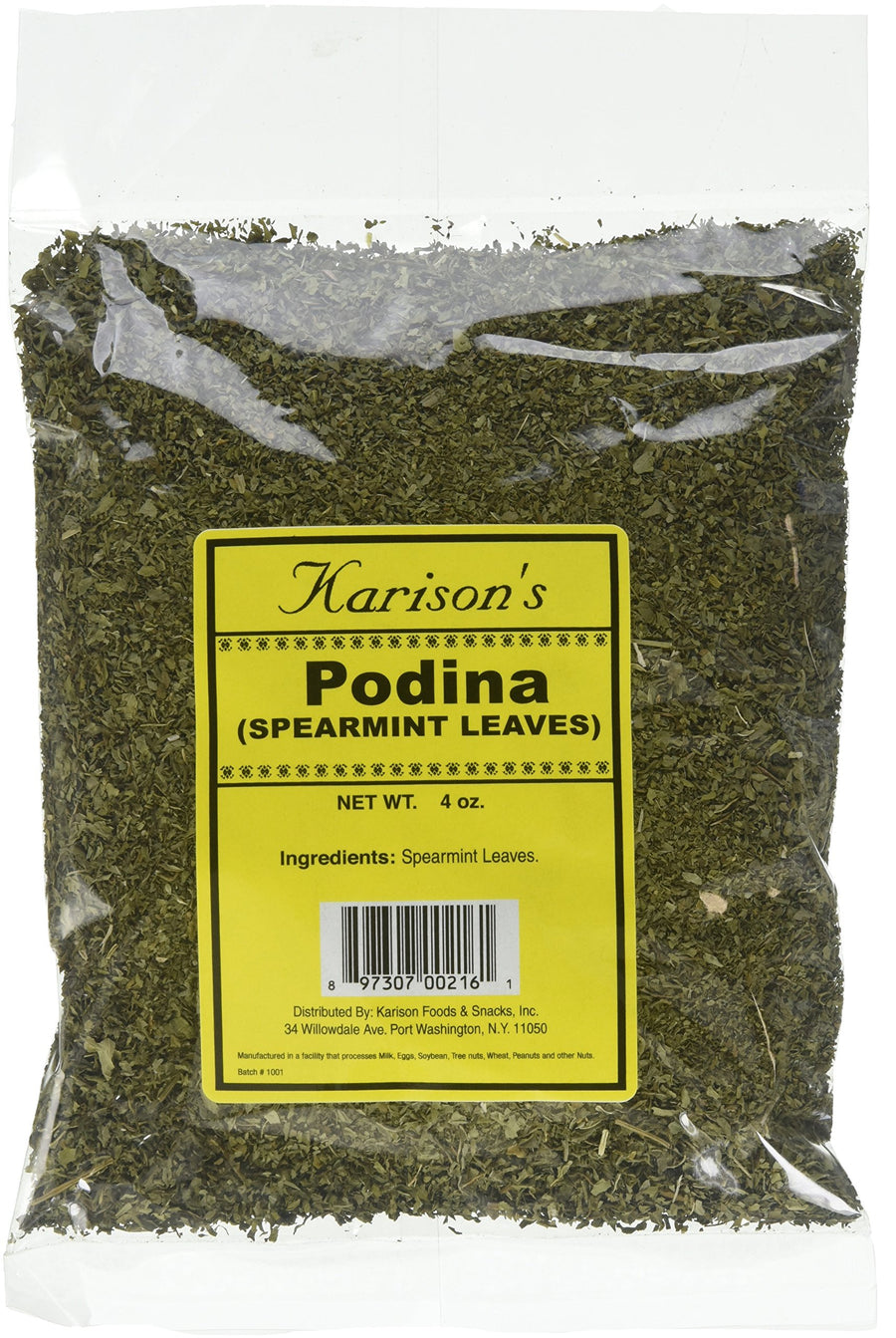 Karison's Podina Spearmint Leaves 4oz