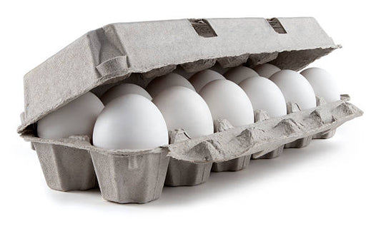 Fresh White Eggs 12 Count (1 Dozen)