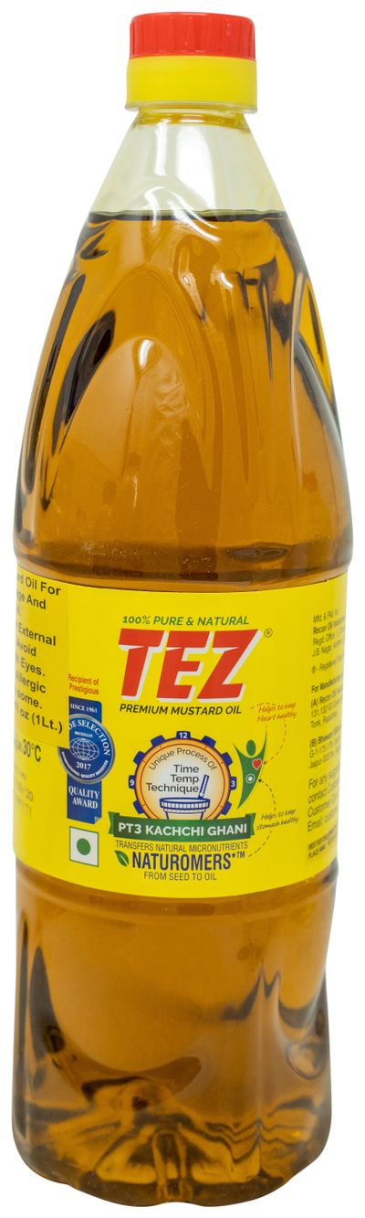 Tez Kachi Ghani Mustard Oil 2 Liter