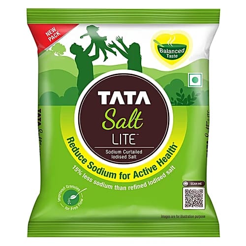 Tata Iodized Lite Low Sodium Salt 1KG