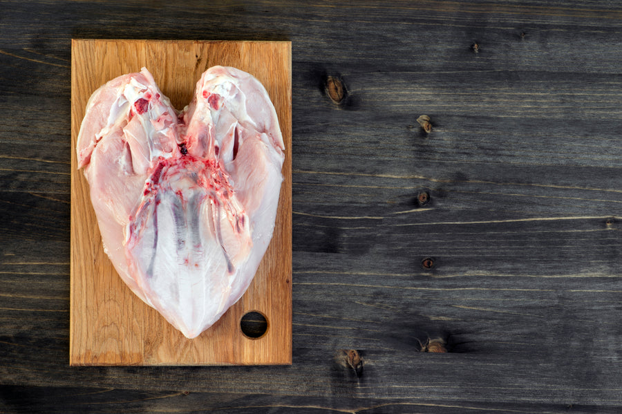 Chicken Breast Bone-In Skinless or Skin On | Halal Zabiha