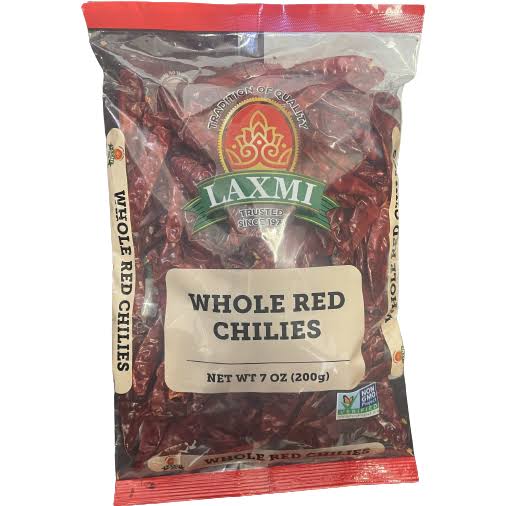 Laxmi Red Chillies, Whole 7 oz (200 g)