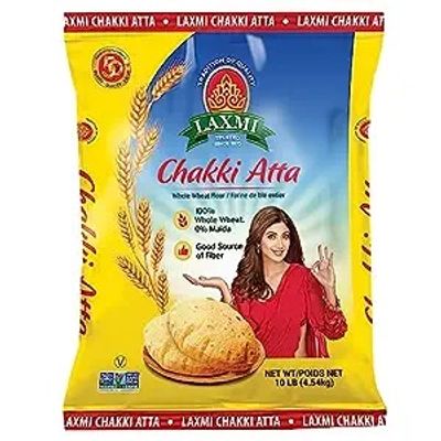 Laxmi Whole Wheat Chakki Atta 20 Lb